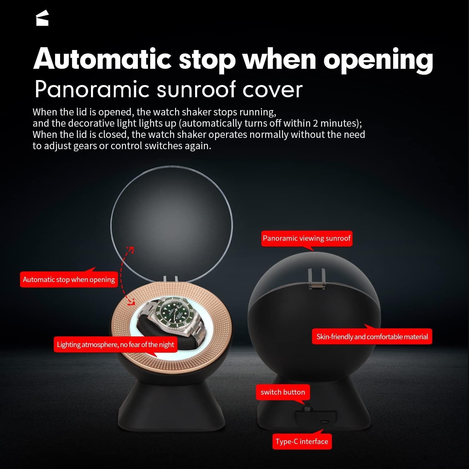 Enrollador de Reloj Automático Driklux TA-AQ3G Diseño Espacial