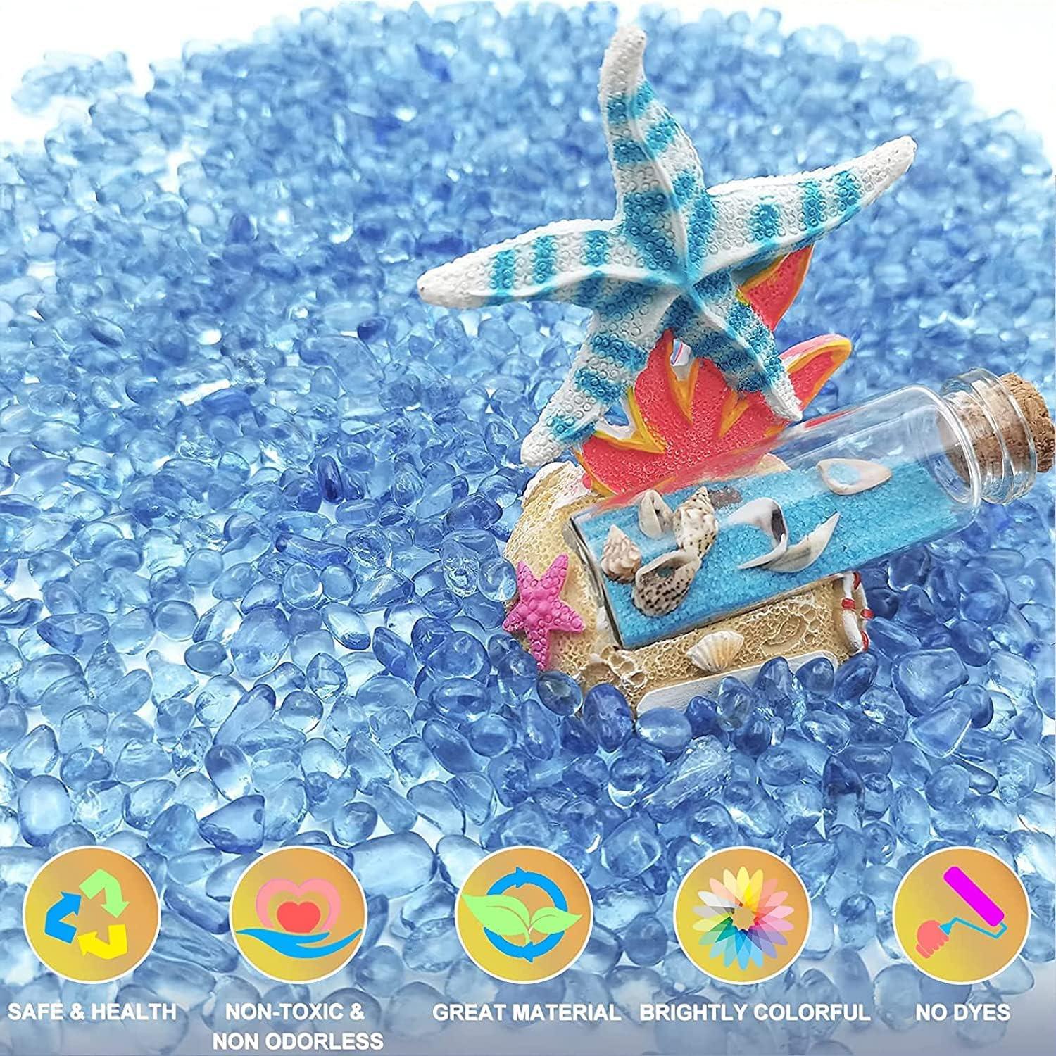 Piedras de vidrio marino Keedolla 0.42 kg para acuarios