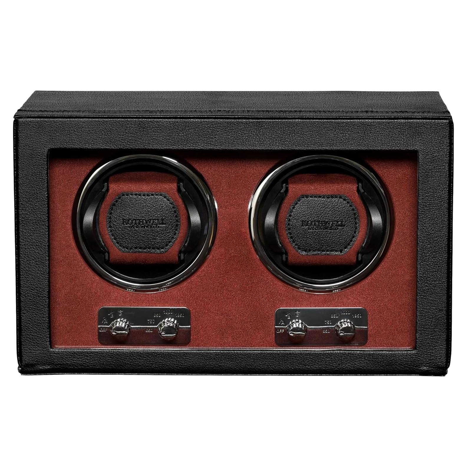 Winder Doble para Relojes Automáticos ROTHWELL RW2W Negro/Rojo