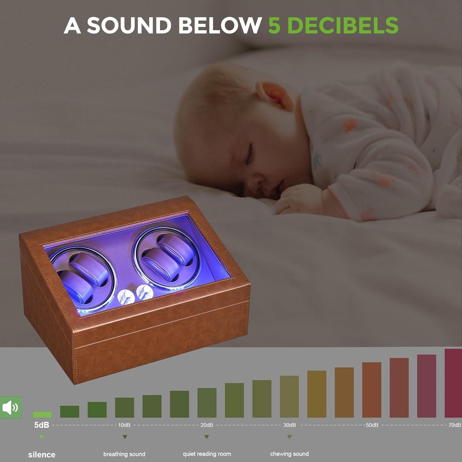 Enrollador de Relojes ANWBROAD 4+6 con Motor Silencioso