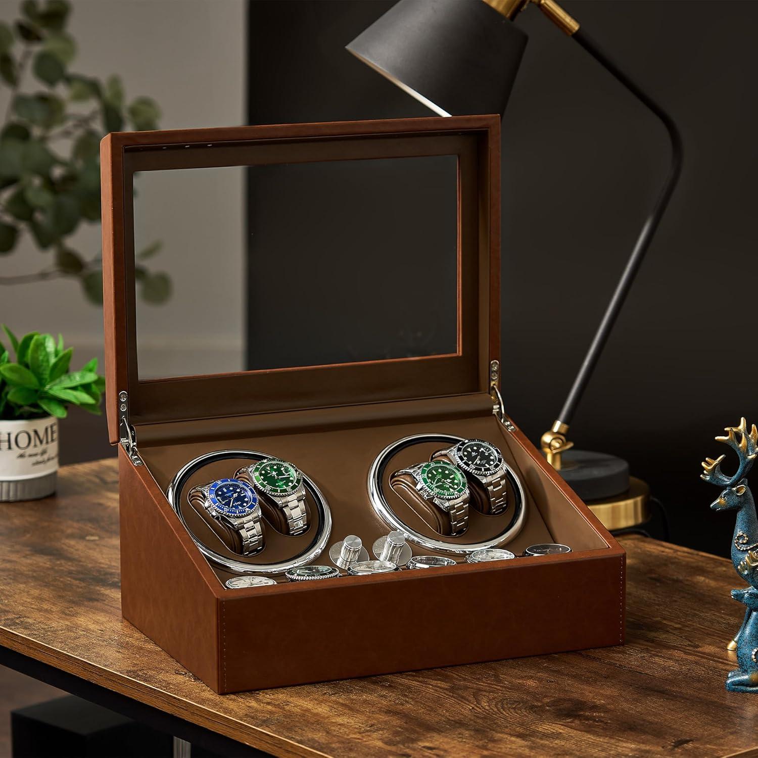 Enrollador de Relojes ANWBROAD 4+6 con Motor Silencioso