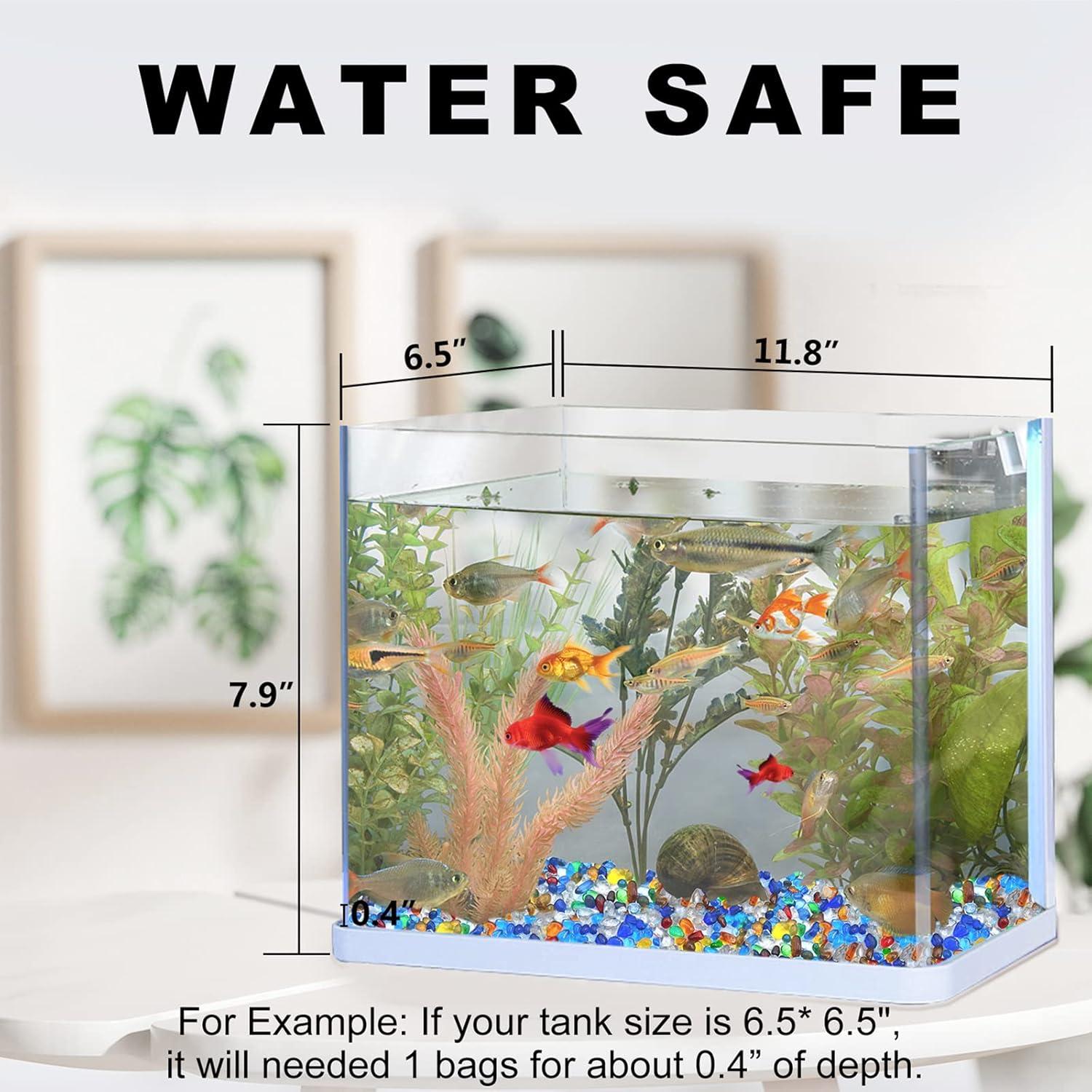 Grava Clara 1.36 kg Keedolla para Acuario y Decoración