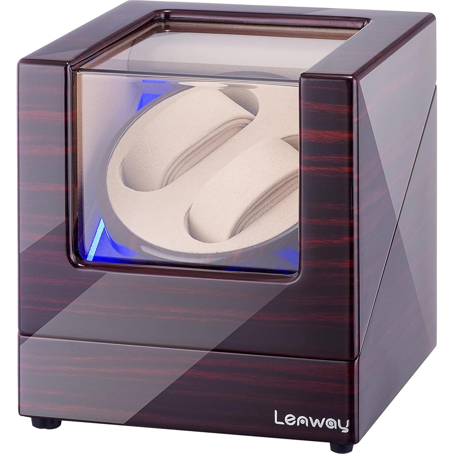 Winder Automático de Reloj Lenway 4 Modos Silencioso LED