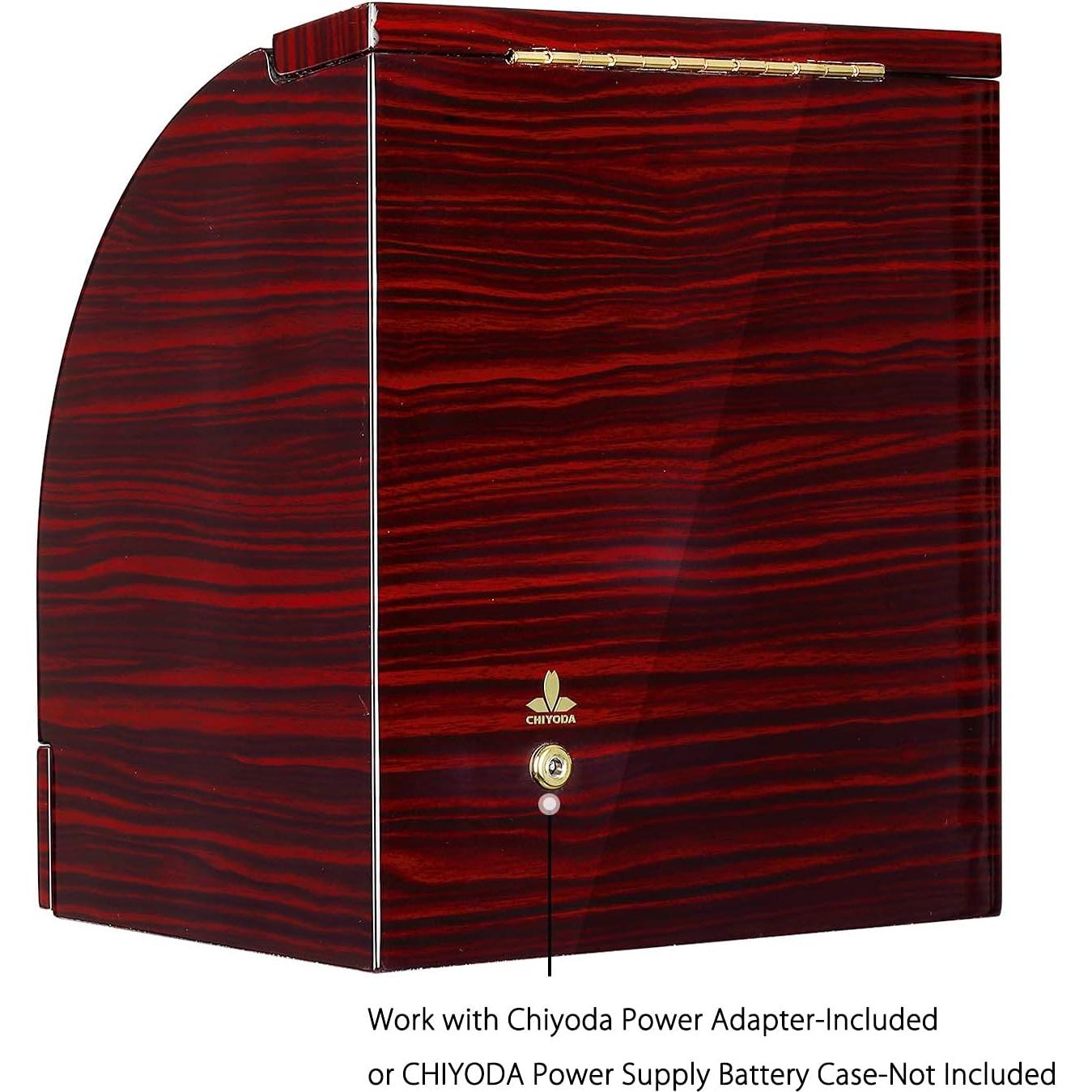 Enrollador de Reloj CHIYODA para 4 Relojes Automáticos, Marrón