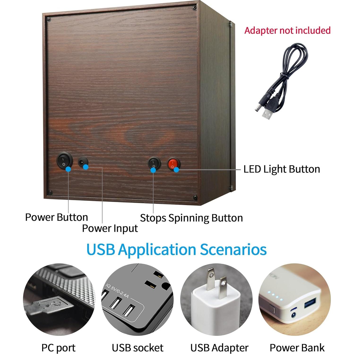 Enrollador de Relojes Automáticos ORYX HC0046 con Luz LED