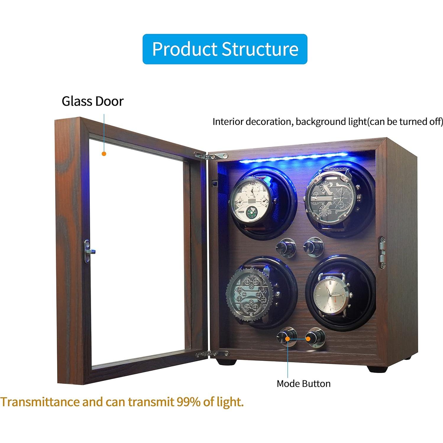 Enrollador de Relojes Automáticos ORYX HC0046 con Luz LED