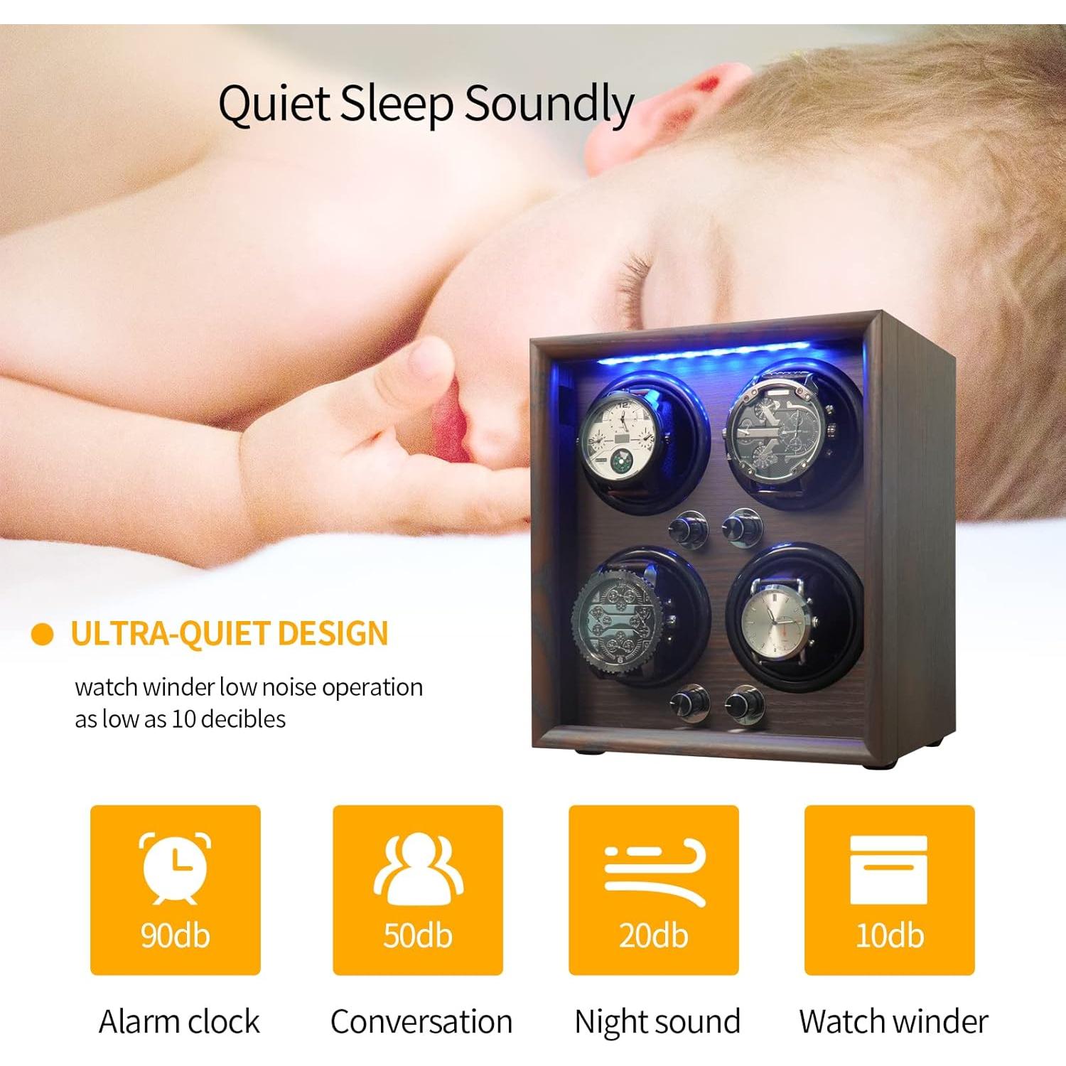 Enrollador de Relojes Automáticos ORYX HC0046 con Luz LED