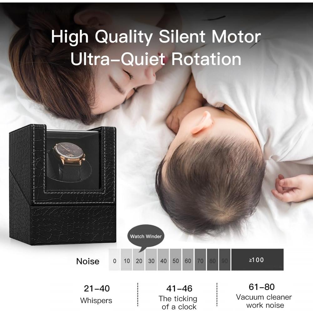 Enrollador de Reloj Automático LINGFANSTORE Cuero Premium