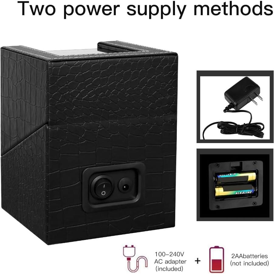 Enrollador de Reloj Automático LINGFANSTORE Cuero Premium