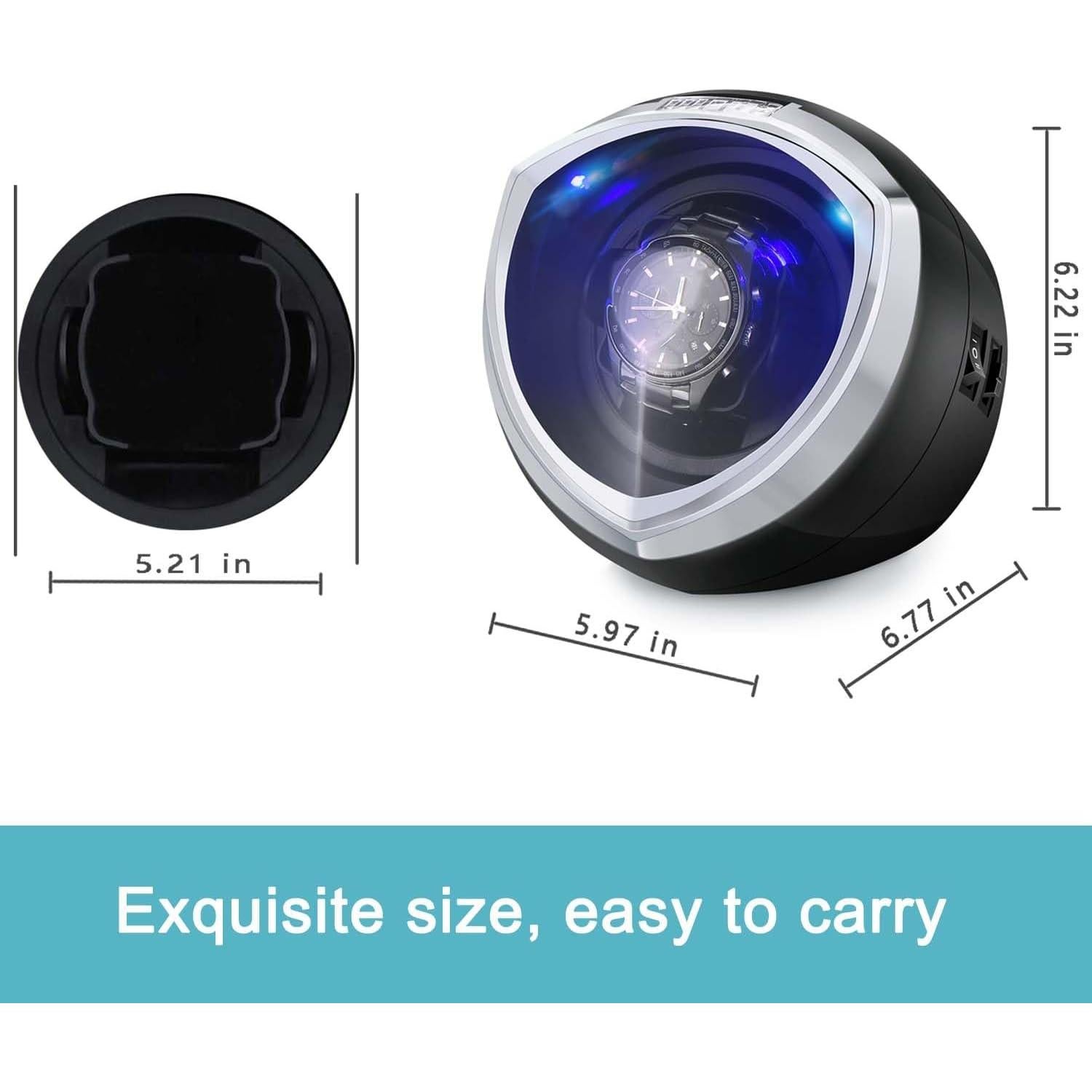 Enrollador de Reloj Automático HiPai con Motor Silencioso 15.24x15.75cm