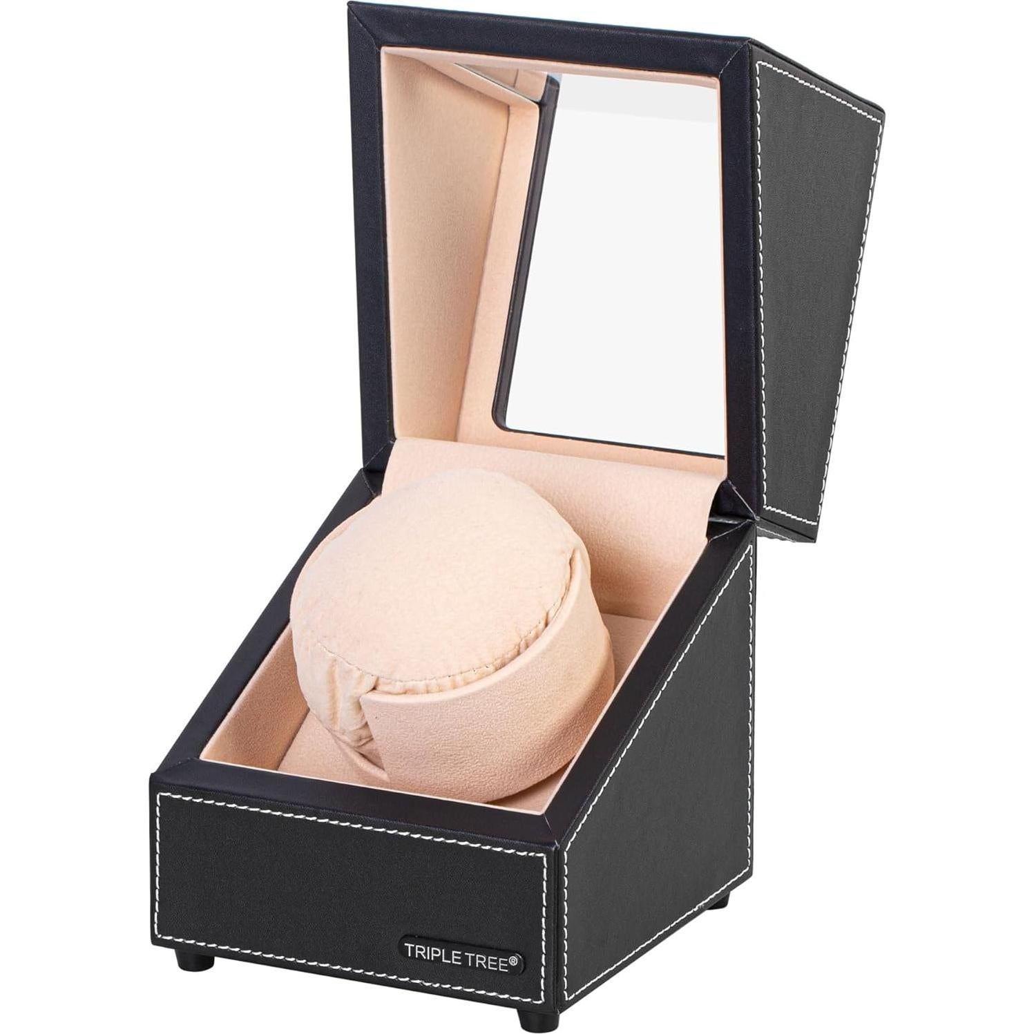 Reproductor de Relojes Automáticos TRIPLE TREE Negro 4 Modos