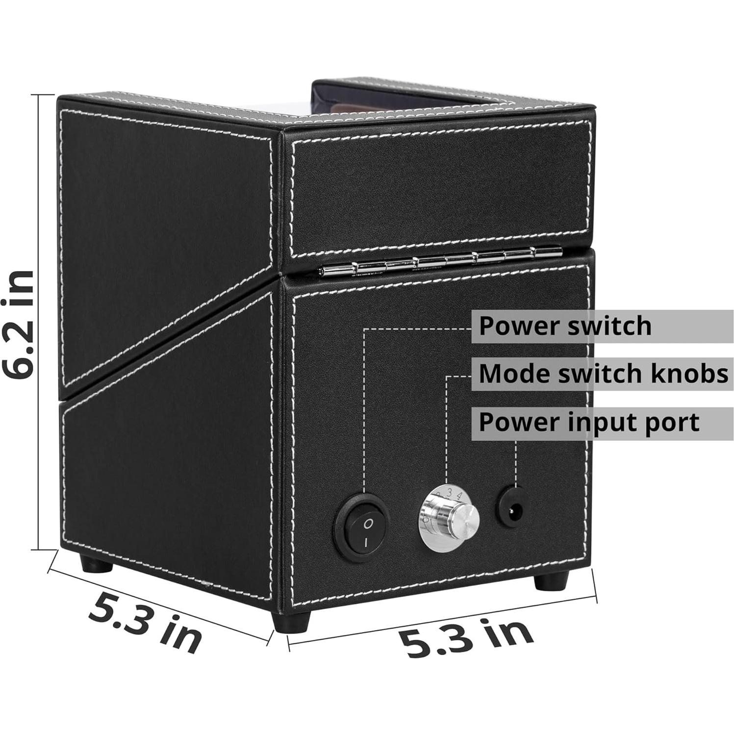 Reproductor de Relojes Automáticos TRIPLE TREE Negro 4 Modos