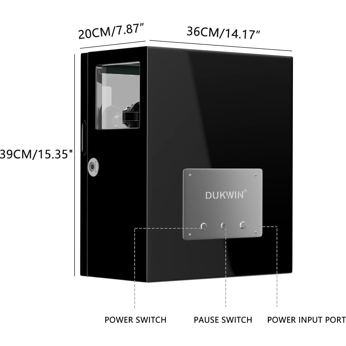Cargador de Reloj Automático DUKWIN con Huella Dactilar 3+4