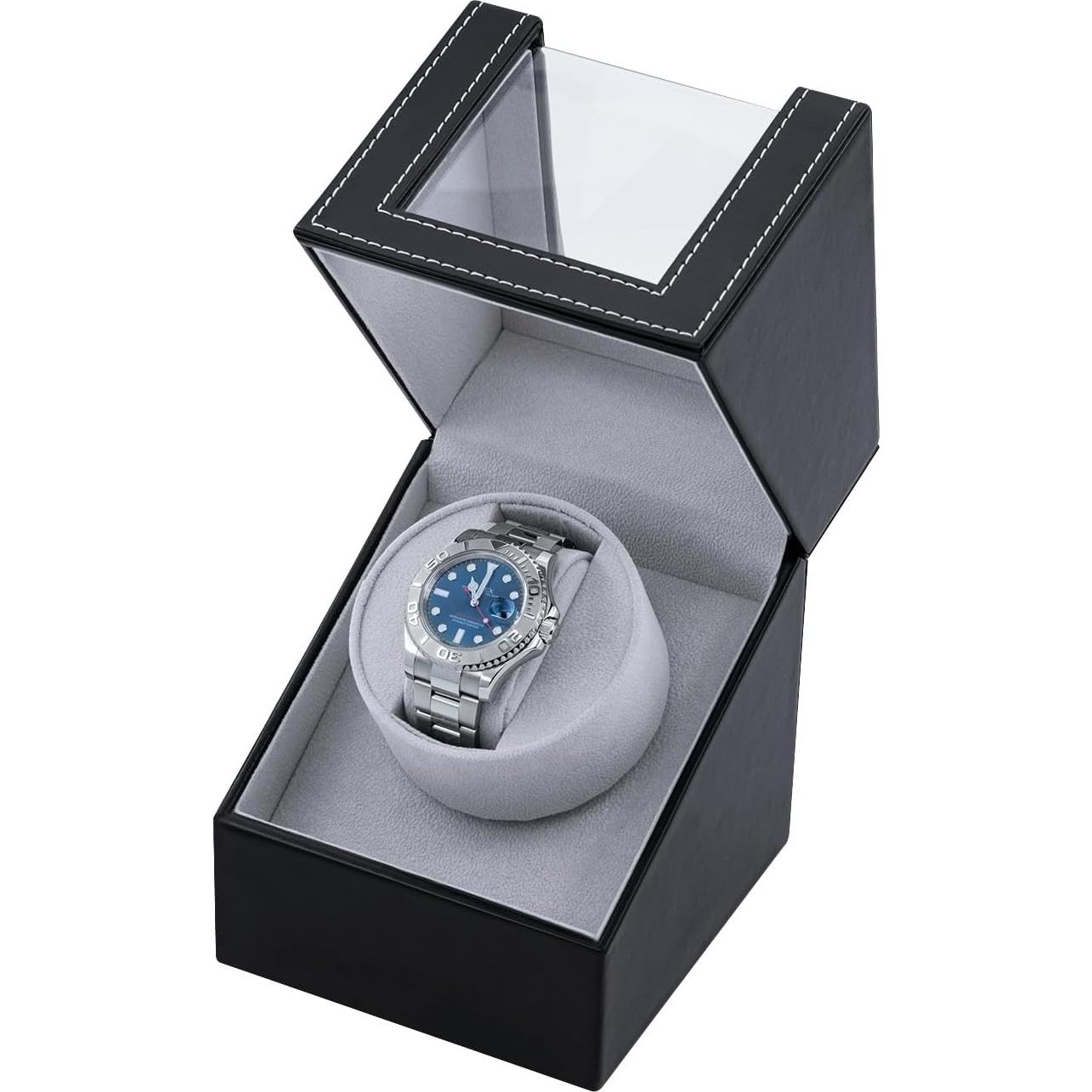 Caja de Carga Automática Mcbazel para Relojes Automáticos - Negro