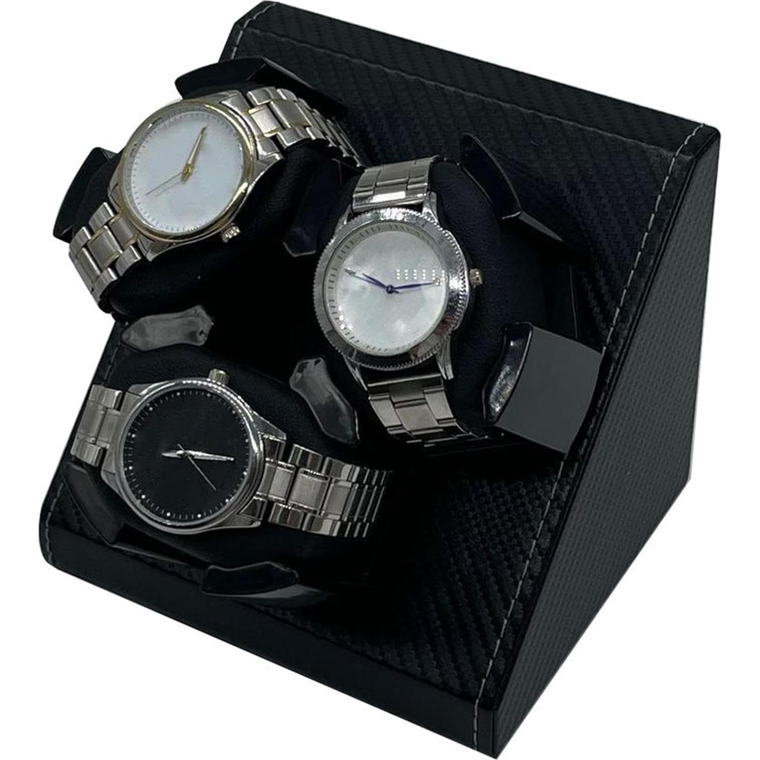 Enrollador de Reloj Automático UGPLM 3 Relojes Cuero PU