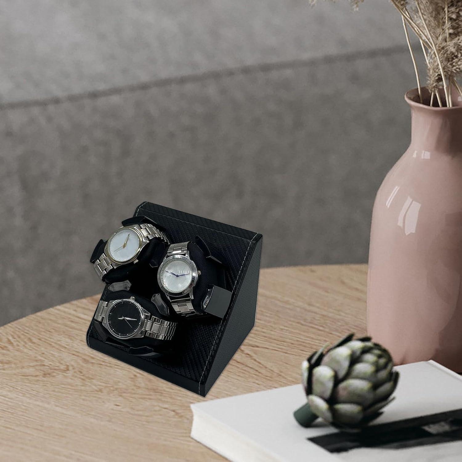 Enrollador de Reloj Automático UGPLM 3 Relojes Cuero PU