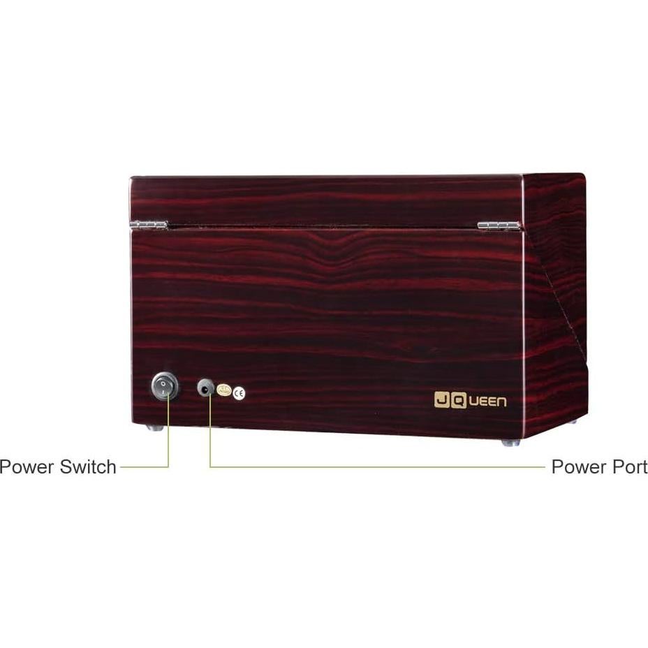 Reloj Winder JQUEEN W004 Marrón con Motor Silencioso