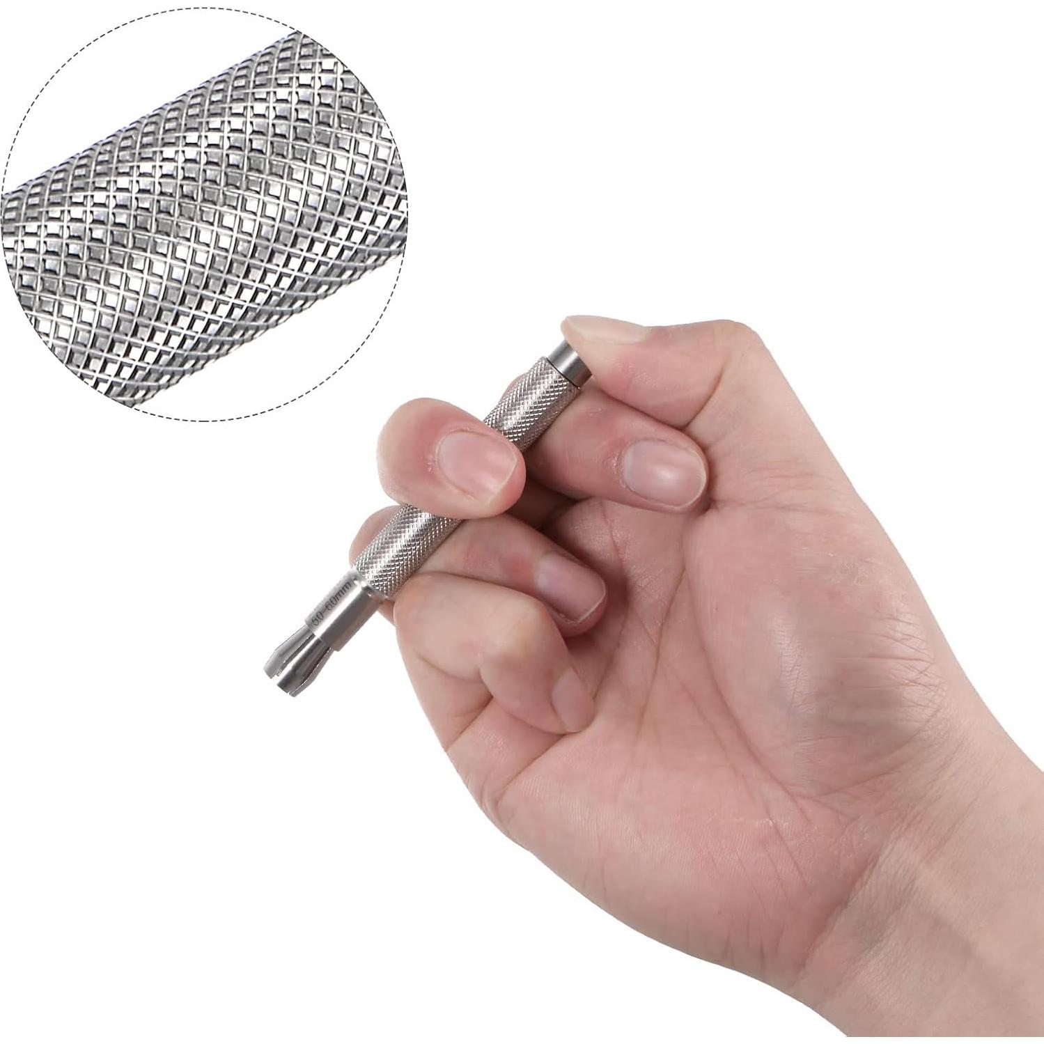 Enrollador de Corona de Reloj uxcell 7mm Acero Inoxidable