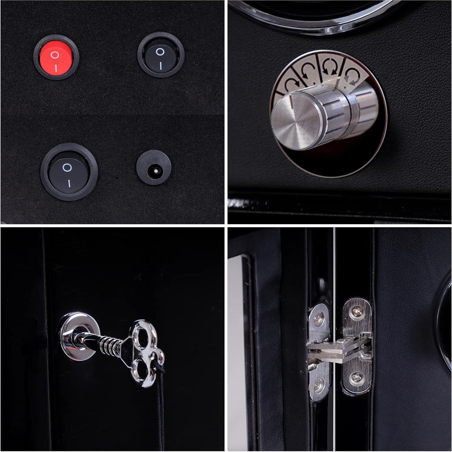 Winder de Reloj DUKWIN para 4 Relojes Automáticos Verde