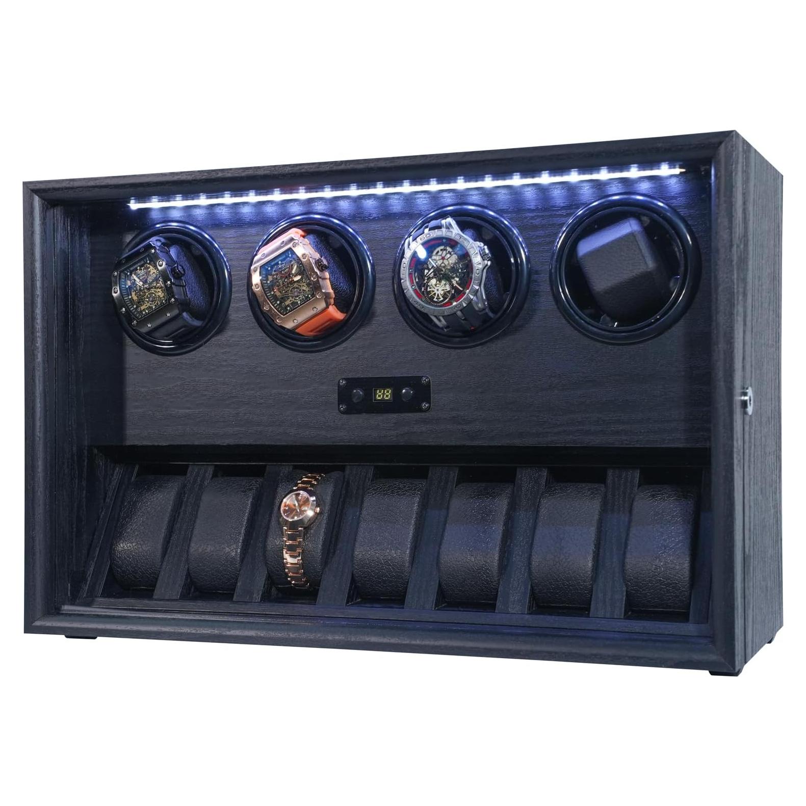 Enrollador de Reloj RYLENE RX04SN para 4 Relojes Automáticos