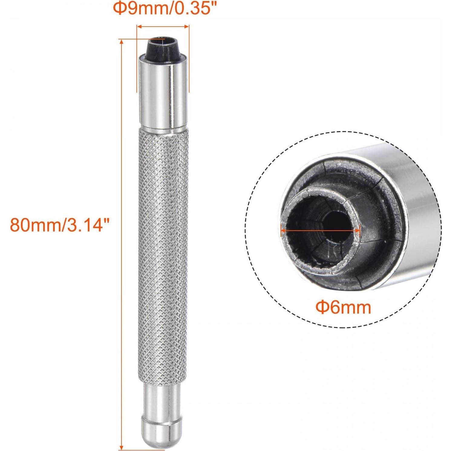 Enrollador de Corona de Reloj uxcell 6mm Acero Carbono Manual