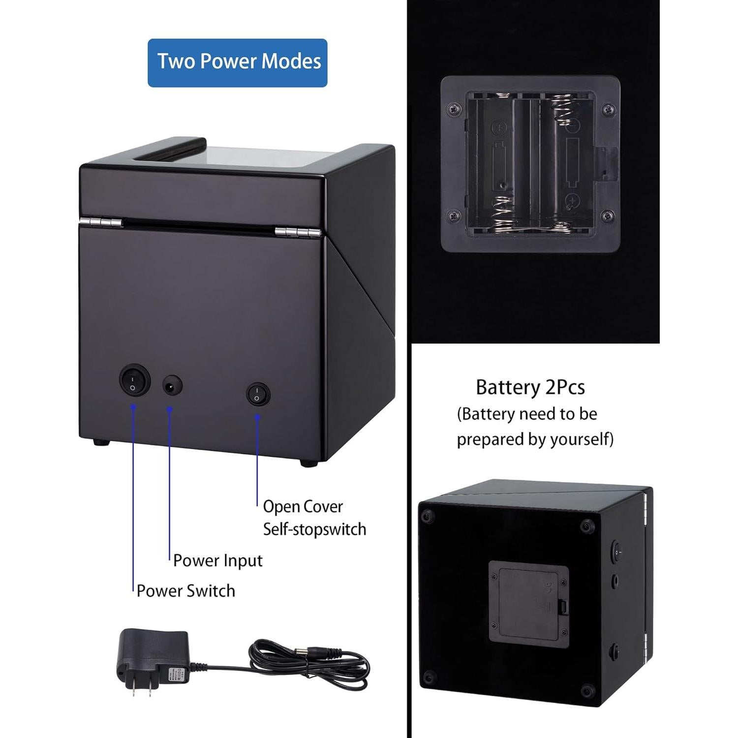 Enrollador de Reloj Doble Lenway con Motor Silencioso LED