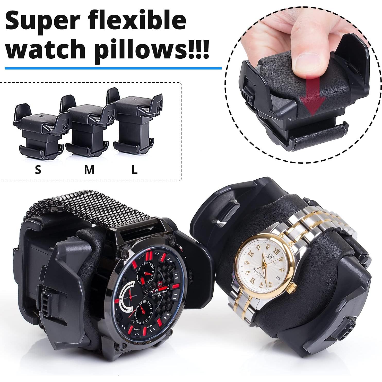 Almohadas Retráctiles para Reloj Winder JINS&VICO - Paquete de 2