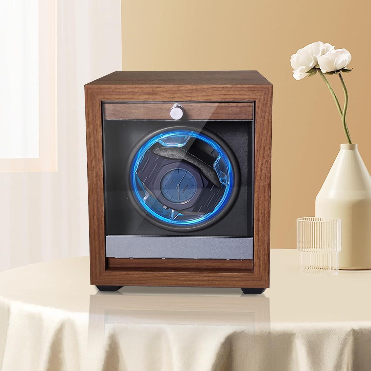 Enrollador de Reloj Automático Newymaking SKW162-B con Luz LED