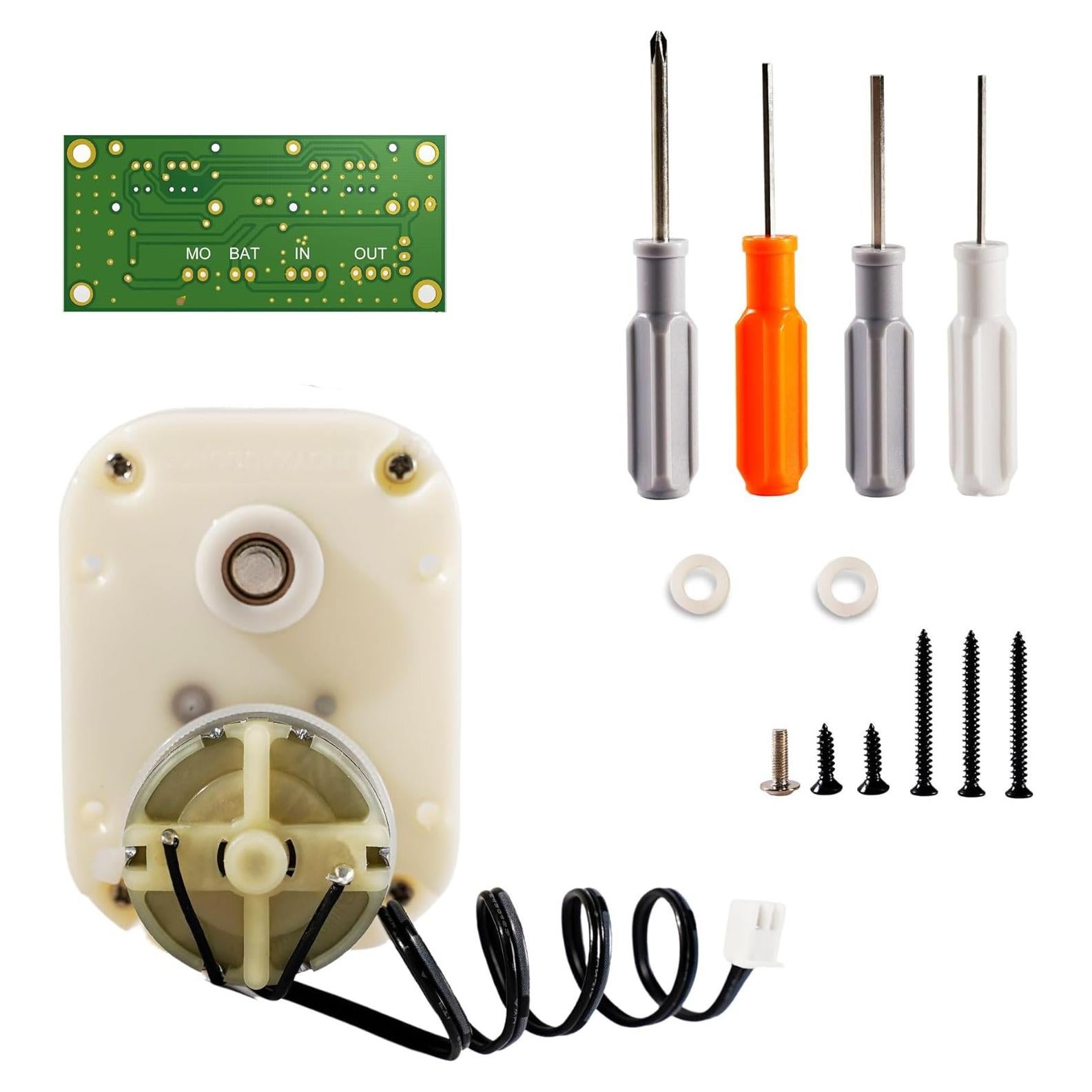 Motor y Placa de Circuito MOZSLY para Enrollador de Reloj Silencioso