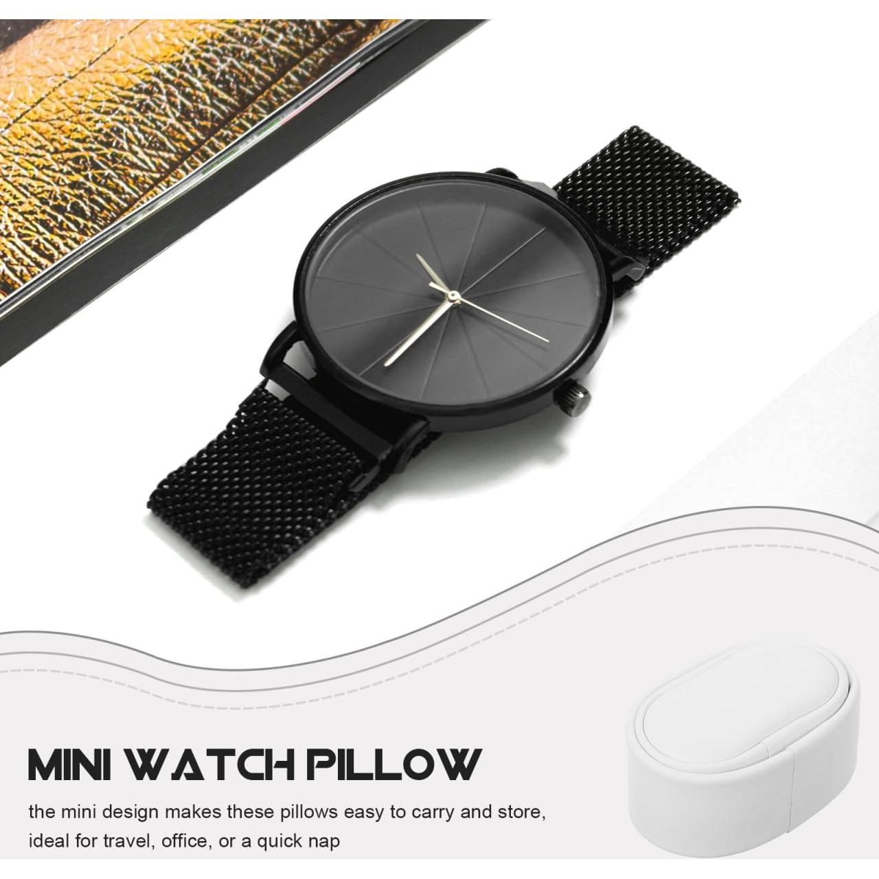 Almohadas para Reloj BESTYASH 5 Pcs Mini Blancas 6.7x4.3 cm