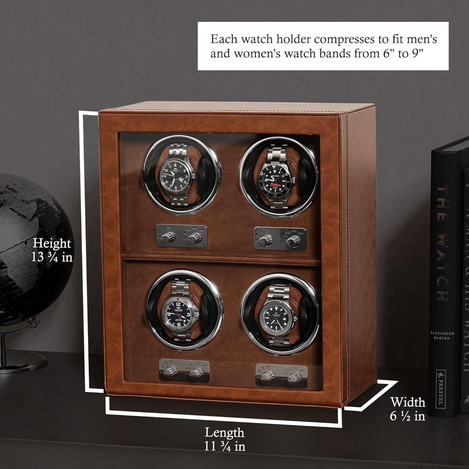 Winder para Relojes Automáticos ROTHWELL RW4WTBR Marrón