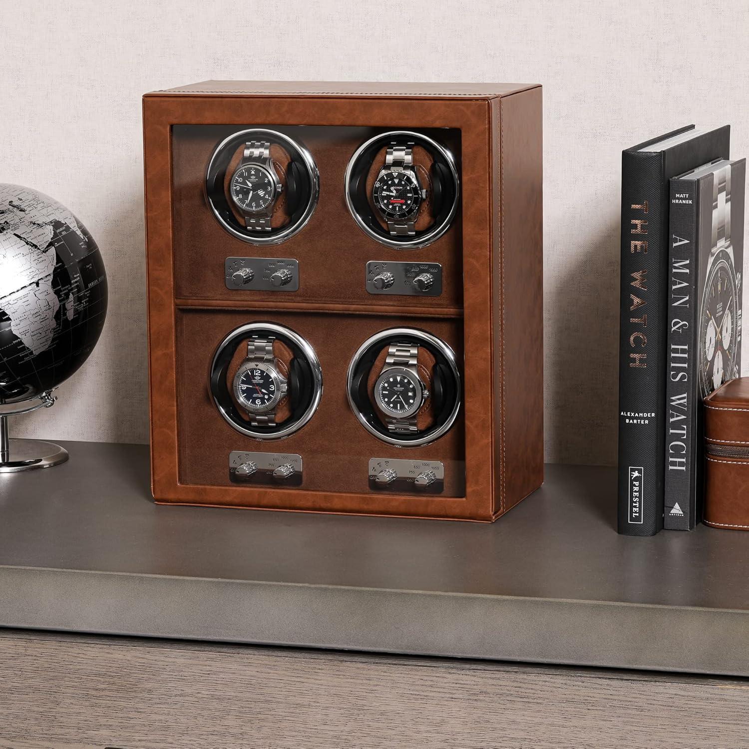 Winder para Relojes Automáticos ROTHWELL RW4WTBR Marrón