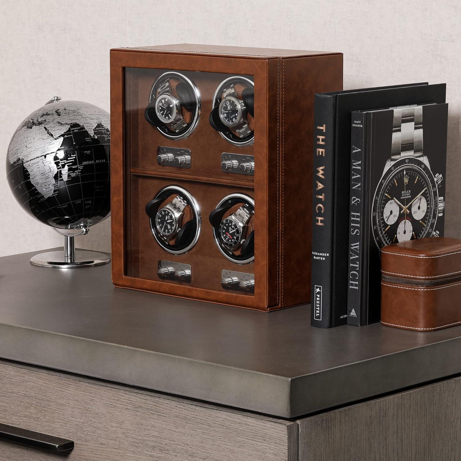 Winder para Relojes Automáticos ROTHWELL RW4WTBR Marrón