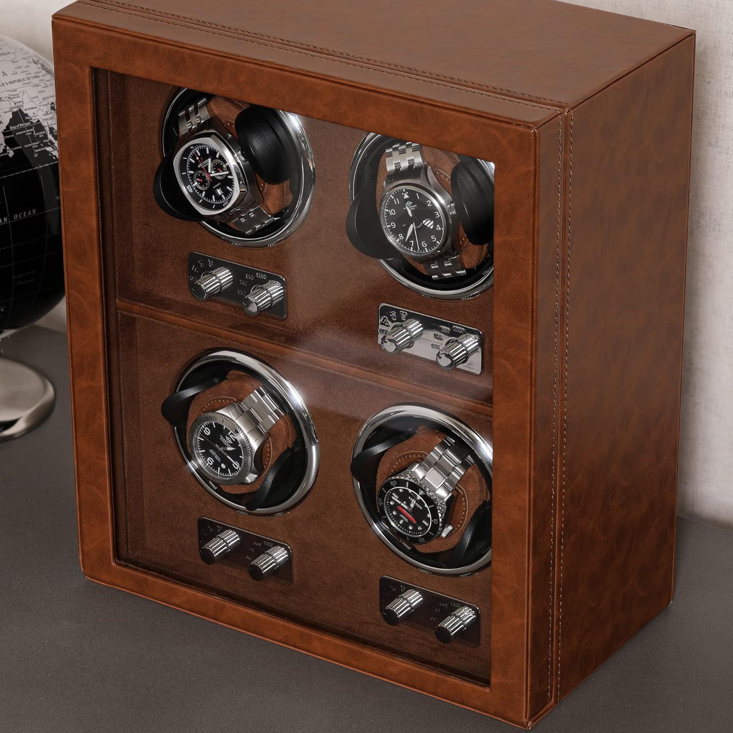 Winder para Relojes Automáticos ROTHWELL RW4WTBR Marrón