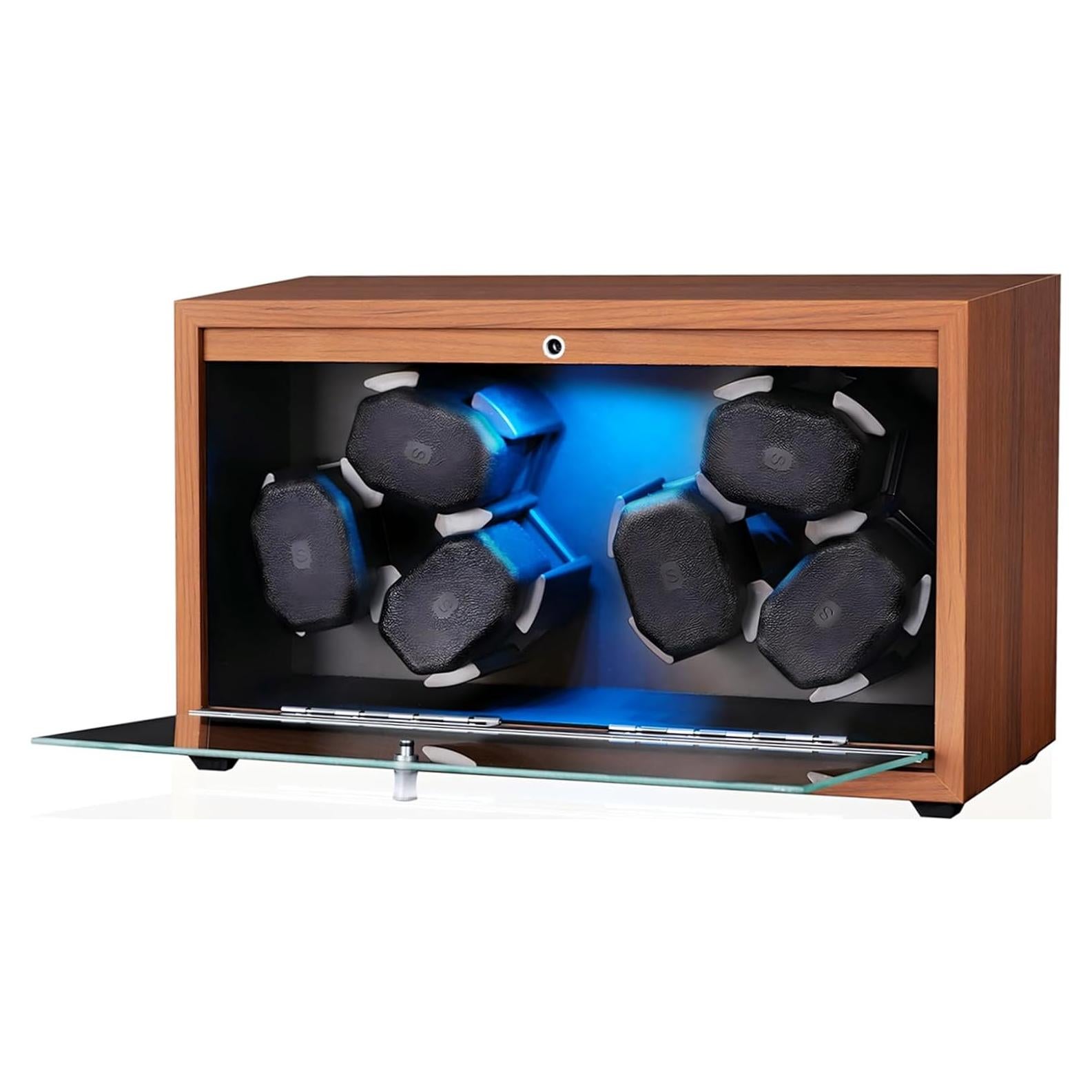 Enrollador de Relojes Automático KAMANOSEN SKW168 6 Platos LED