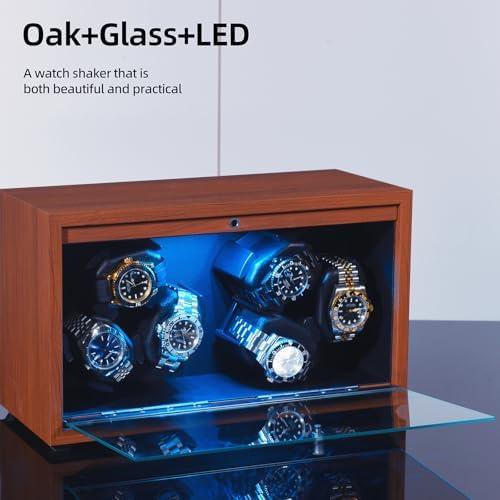 Enrollador de Relojes Automático KAMANOSEN SKW168 6 Platos LED