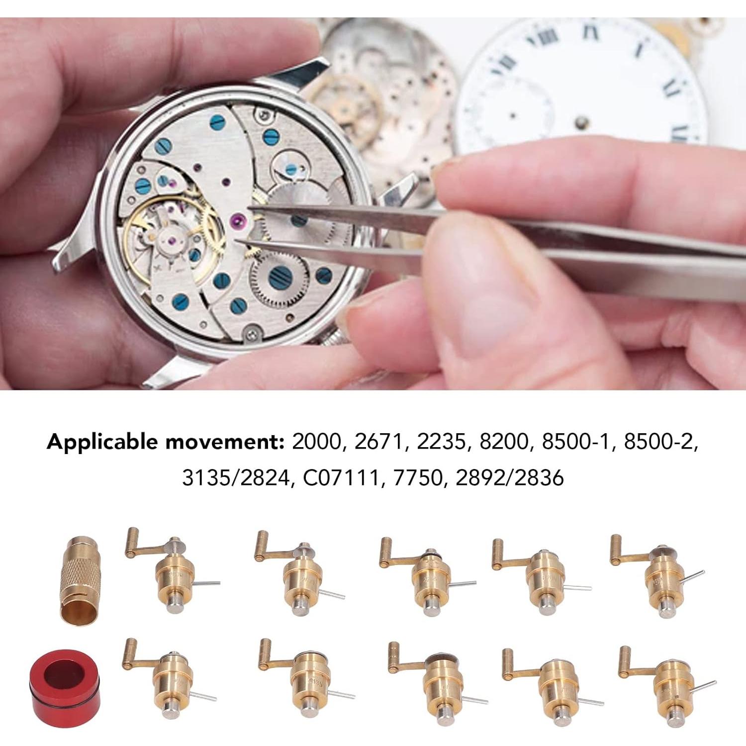 Juego de Enrollador de Relojes Pissente con Mango Ergonómico