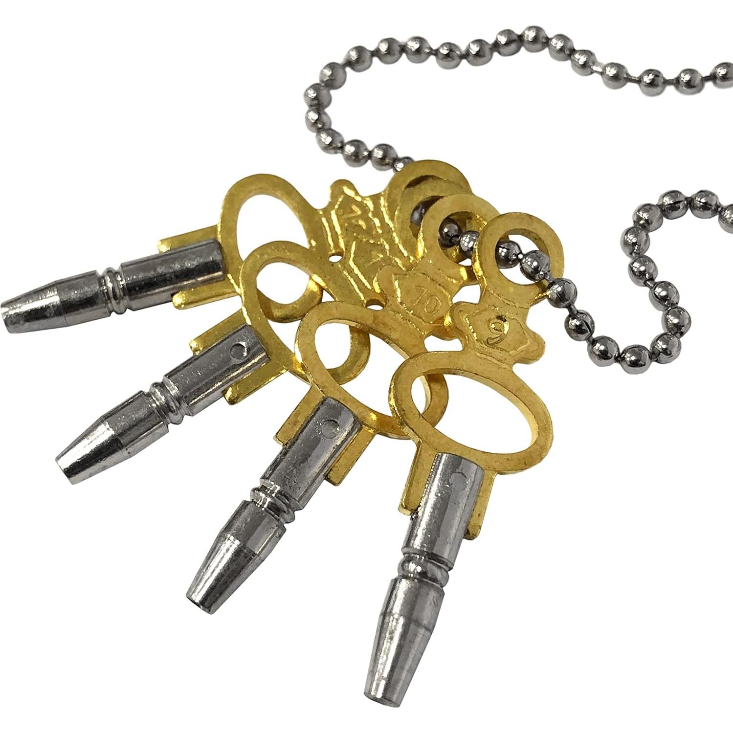 Juego de 14 Llaves de Reloj de Bolsillo Tamaño 00-12 - AL Findings