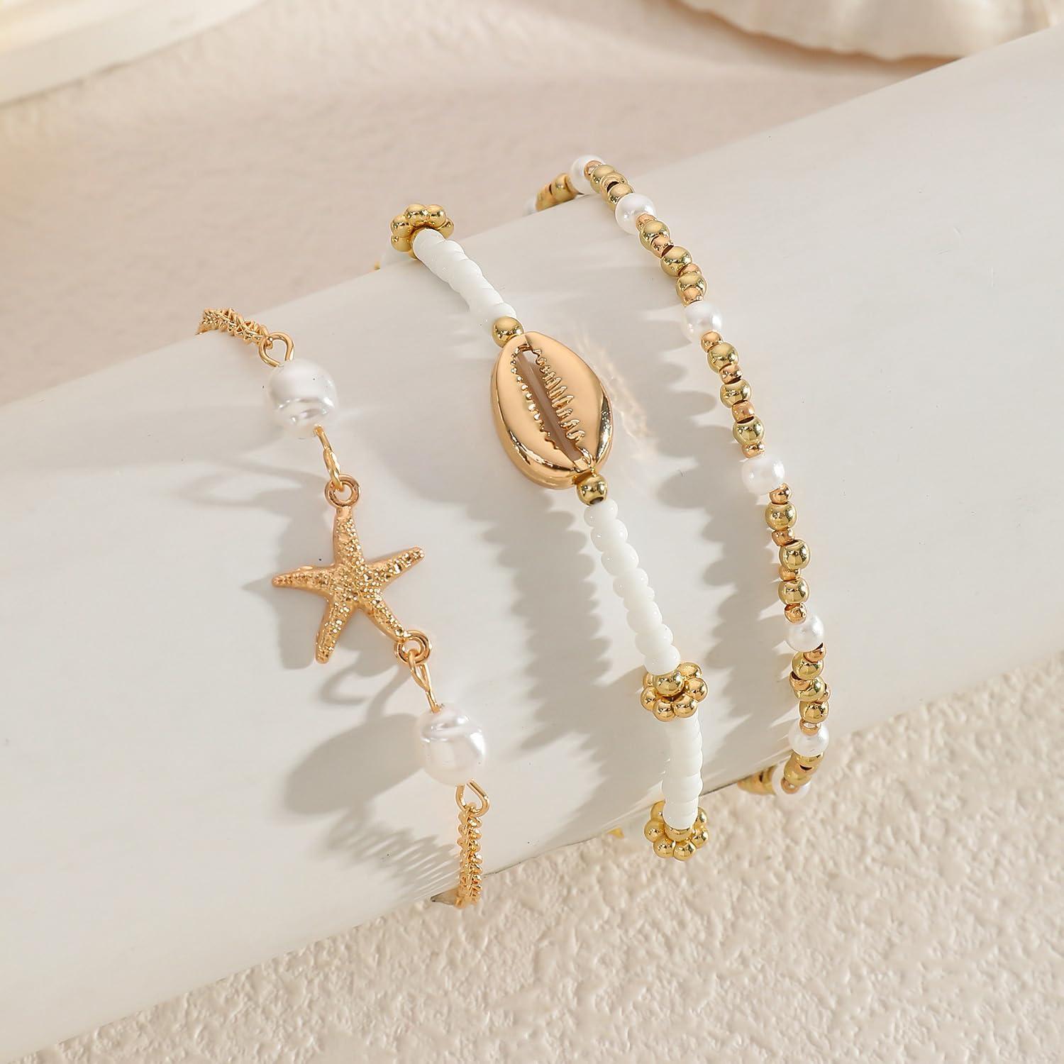 Pulseras de Tobillo de Conchas para Mujeres - Joyería Boho