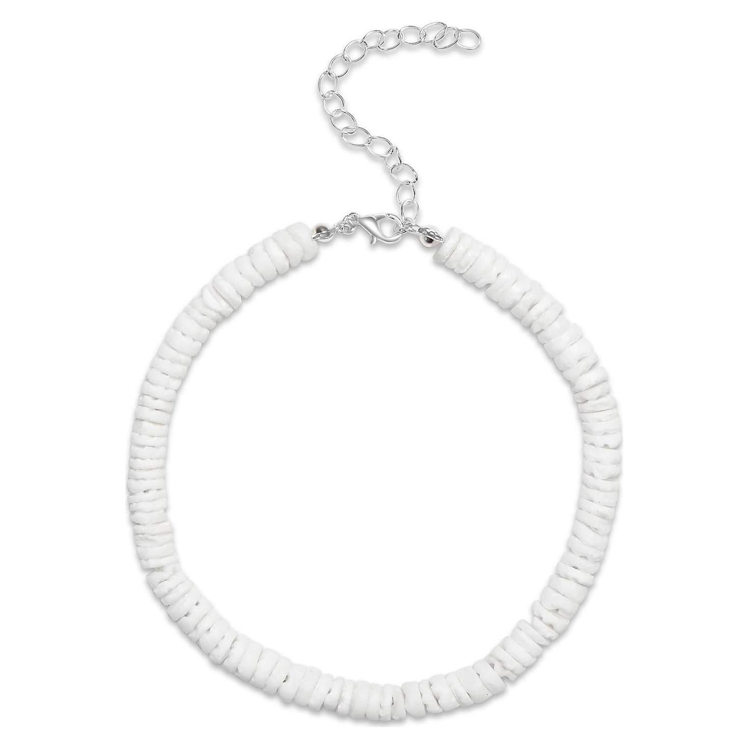 Pulsera de Conchas Puka Fesciory Ajustable para Mujeres