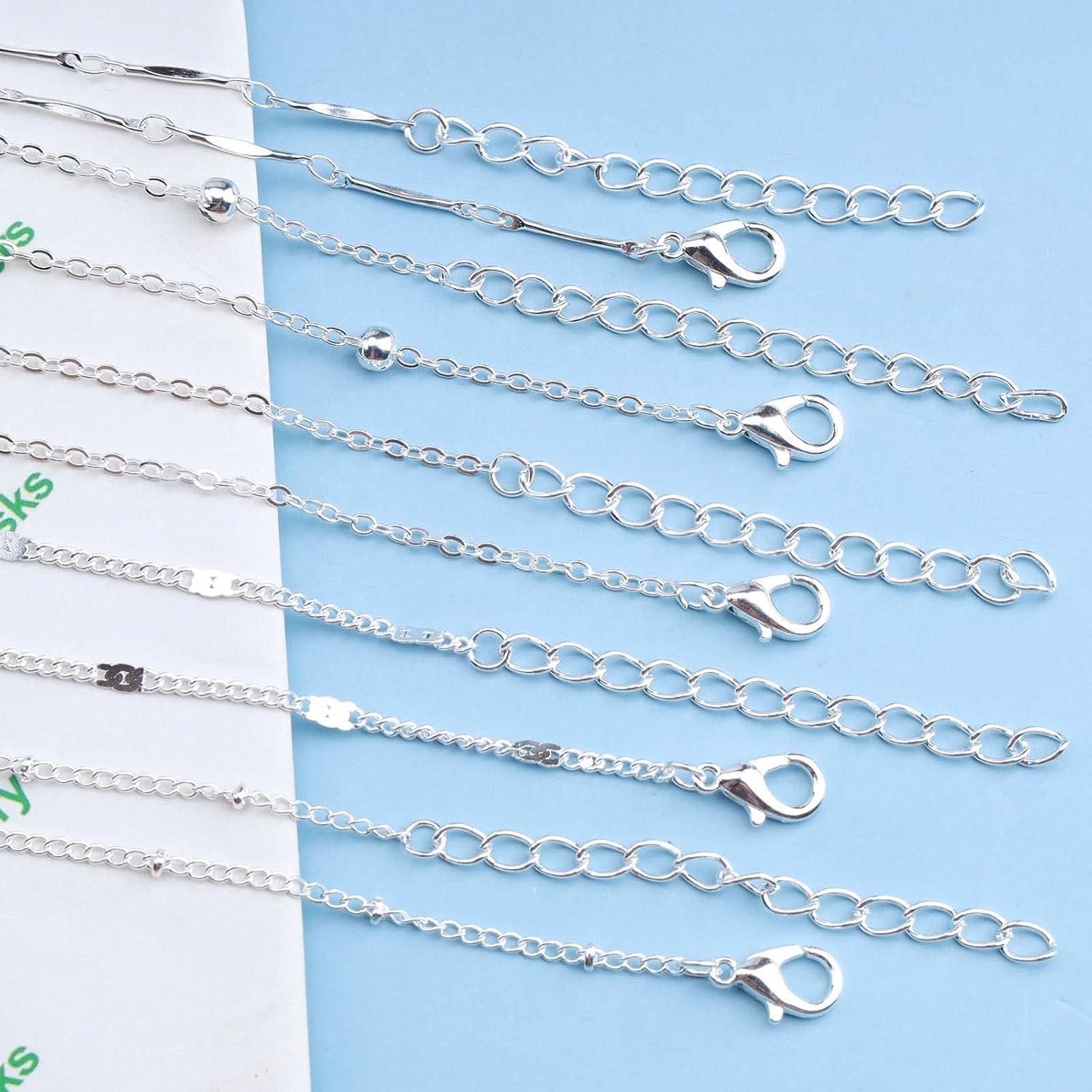 Pulsera de Tobillo Fesciory Oro 14K Ajustable 21-23cm