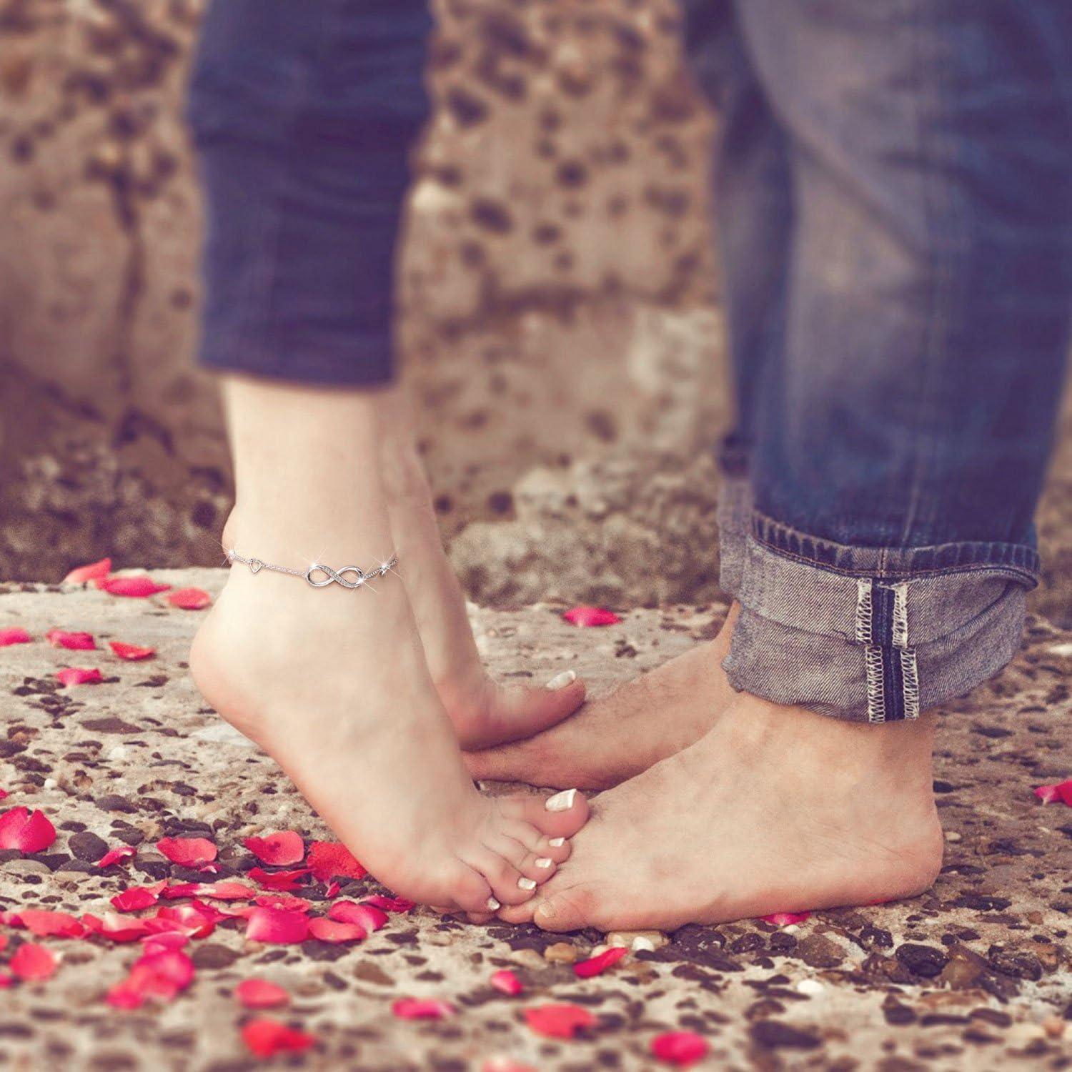 Pulsera de Tobillo Billie Bijoux Plata Esterlina 925 Infinito