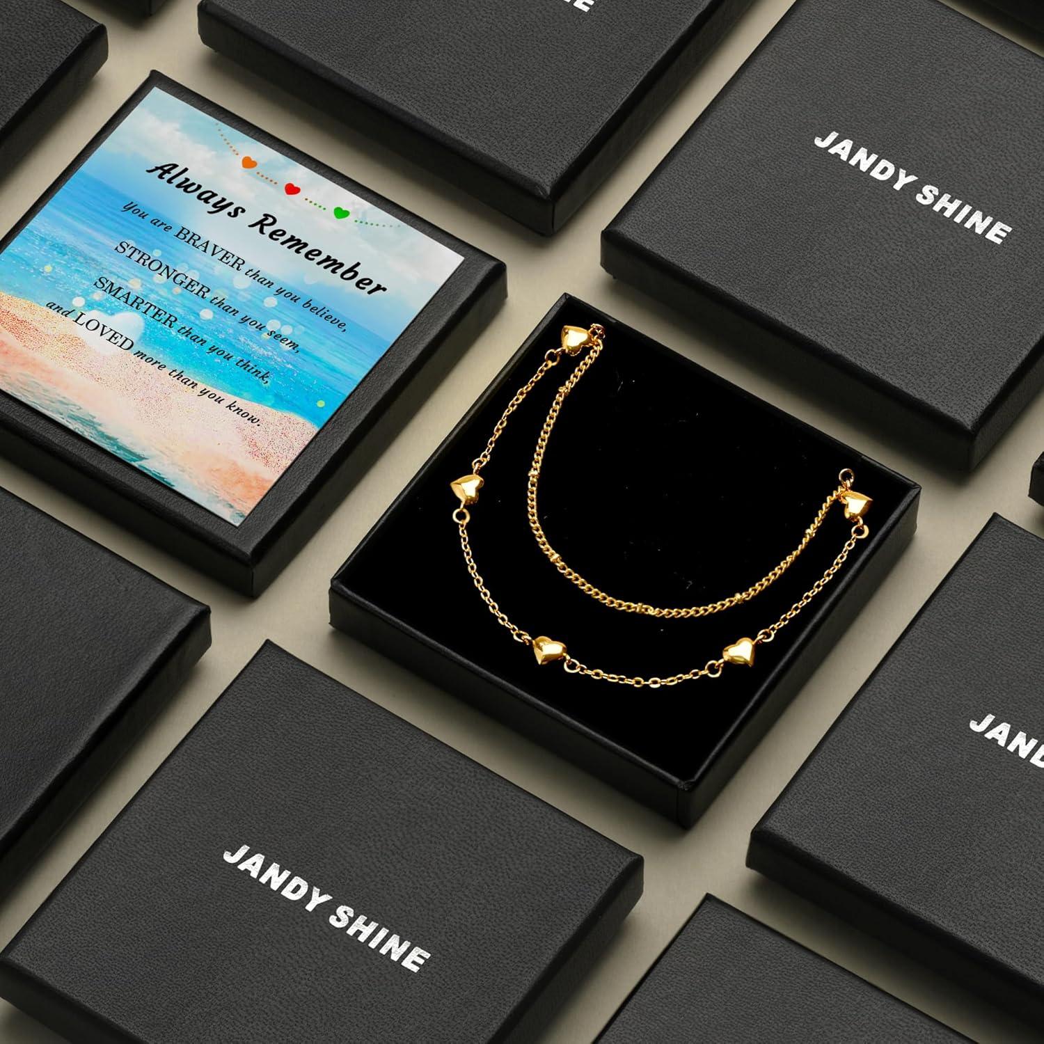 Tobilleras de Oro 18K y Perlas para Mujeres - JANDY SHINE