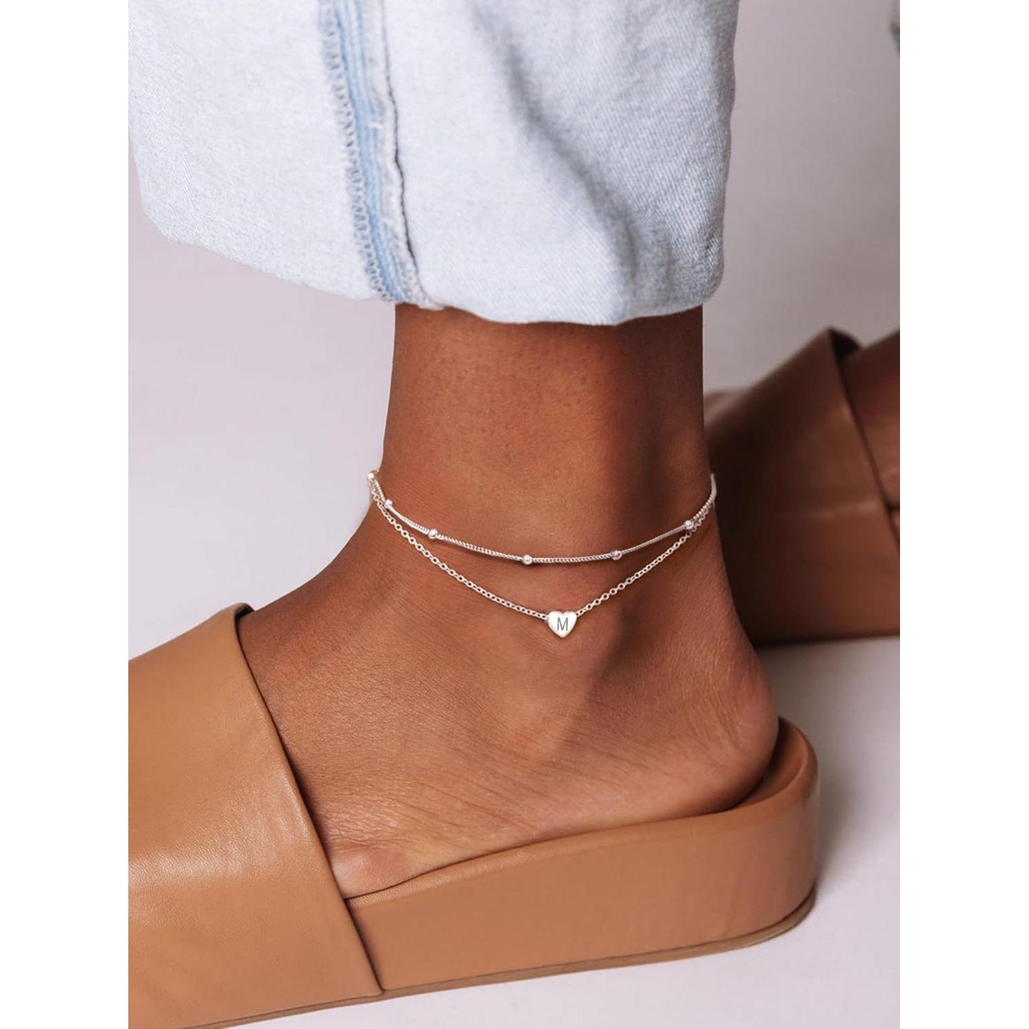 Pulsera de Tobillo ChicSilver Plata Esterlina 925 Ajustable