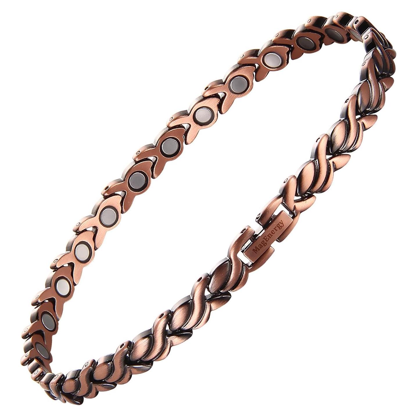 Pulsera de Tobillo Magnética de Cobre MagEnergy 25.4 cm