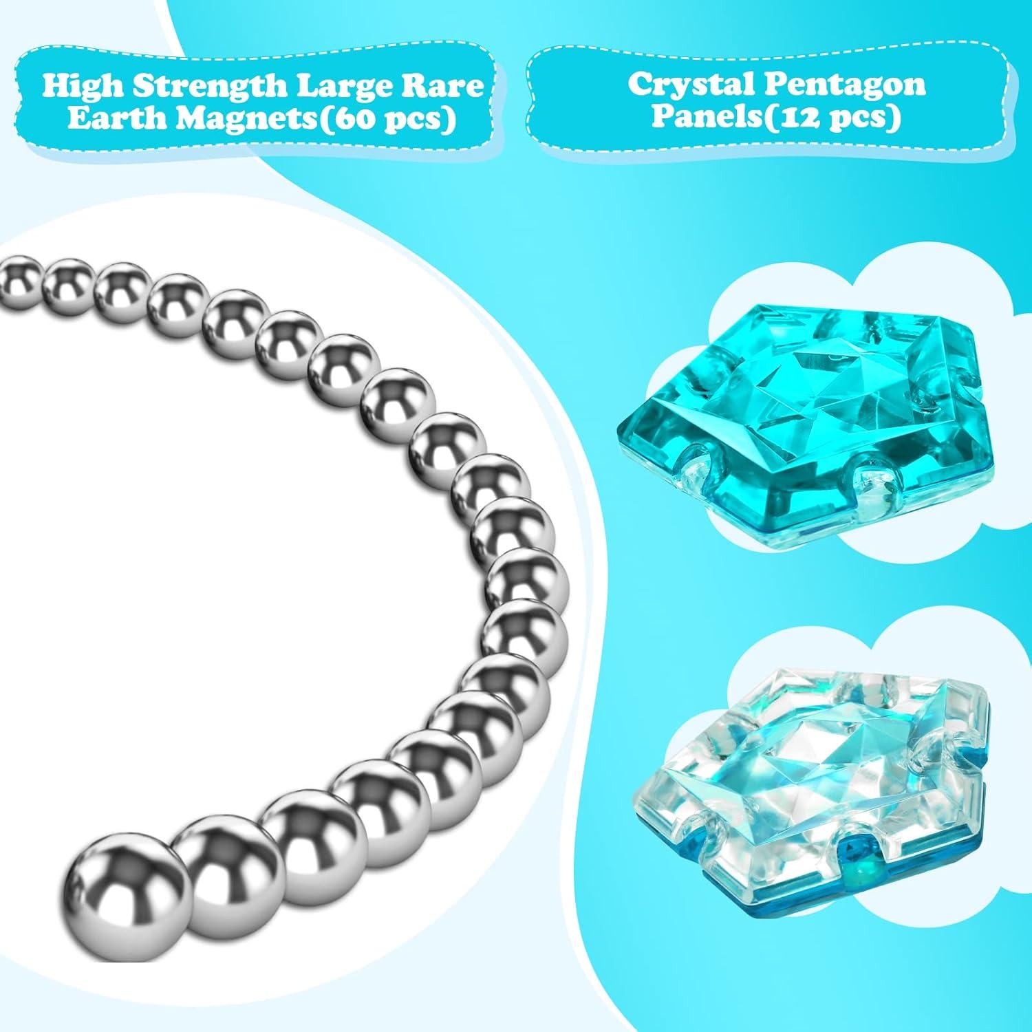 Esfera Magnética Antiestrés LAFFTRAK - Set 12 Piezas Azul