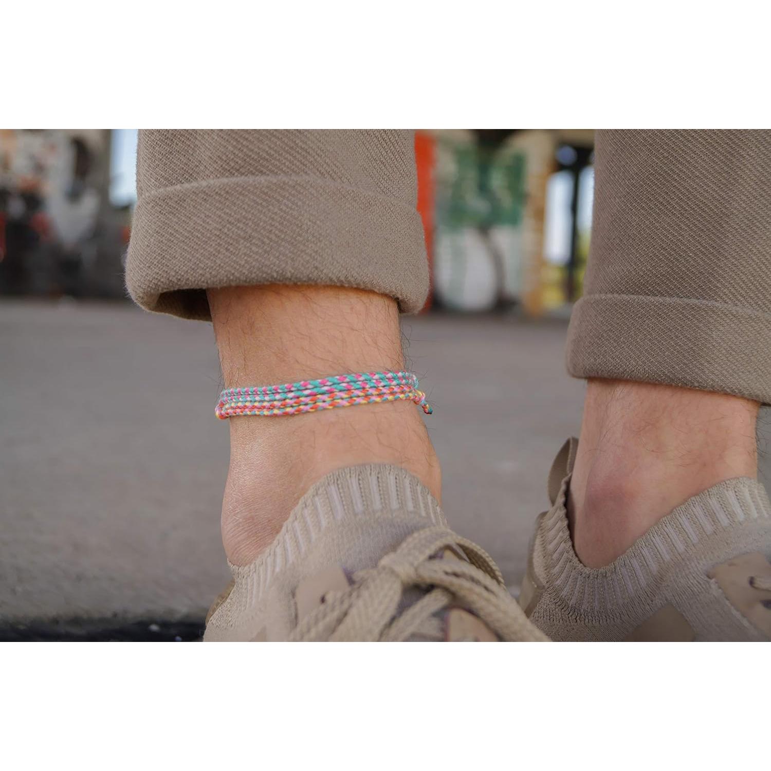 Conjunto de 2 Pulseras de Tobillo Hechas a Mano Nami Boho