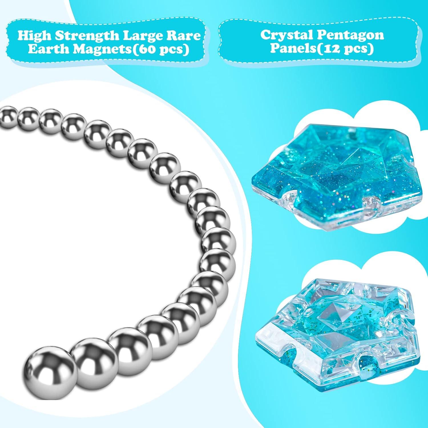 Esfera Magnética Antiestrés LAFFTRAK - Set 12 Piezas Azul