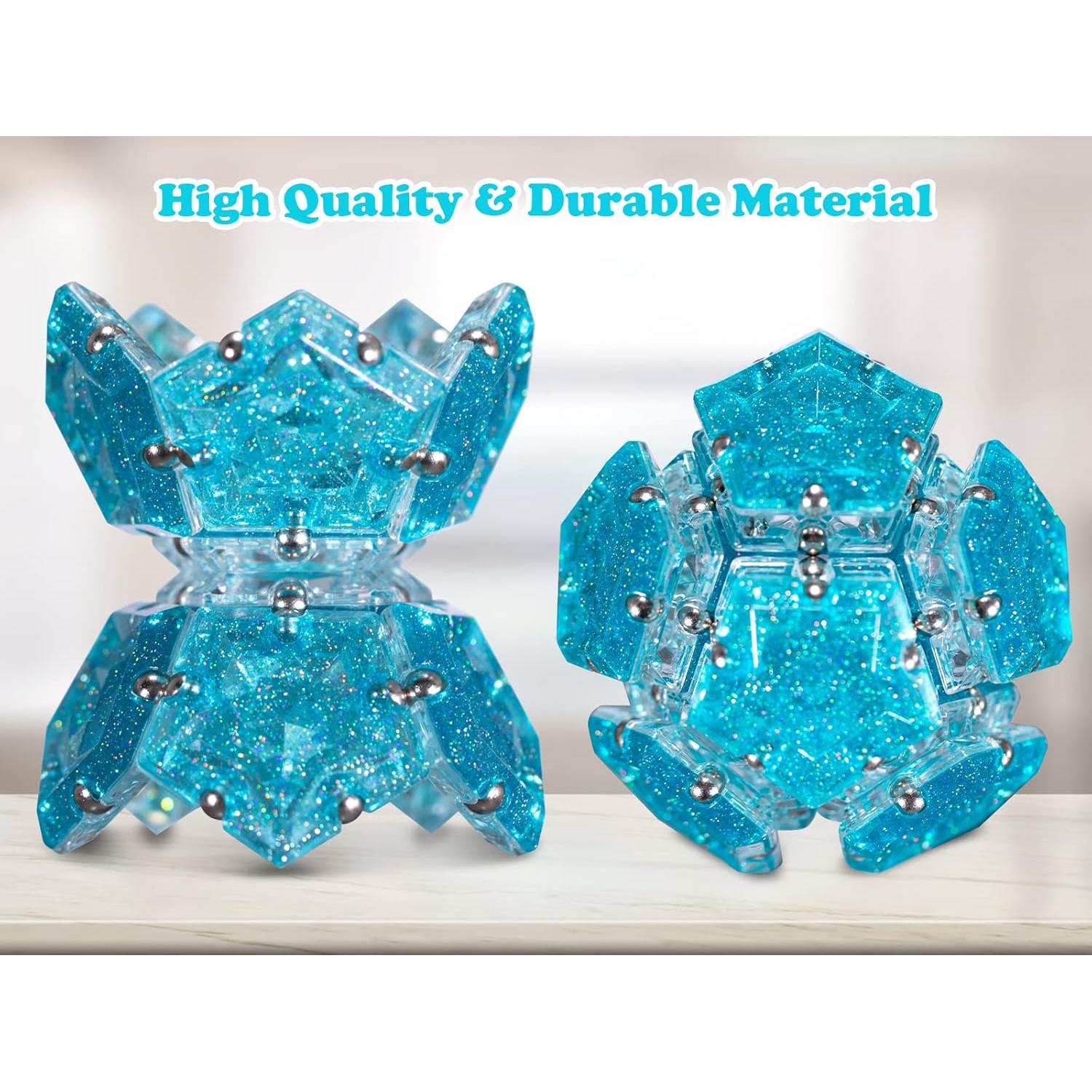 Esfera Magnética Antiestrés LAFFTRAK - Set 12 Piezas Azul