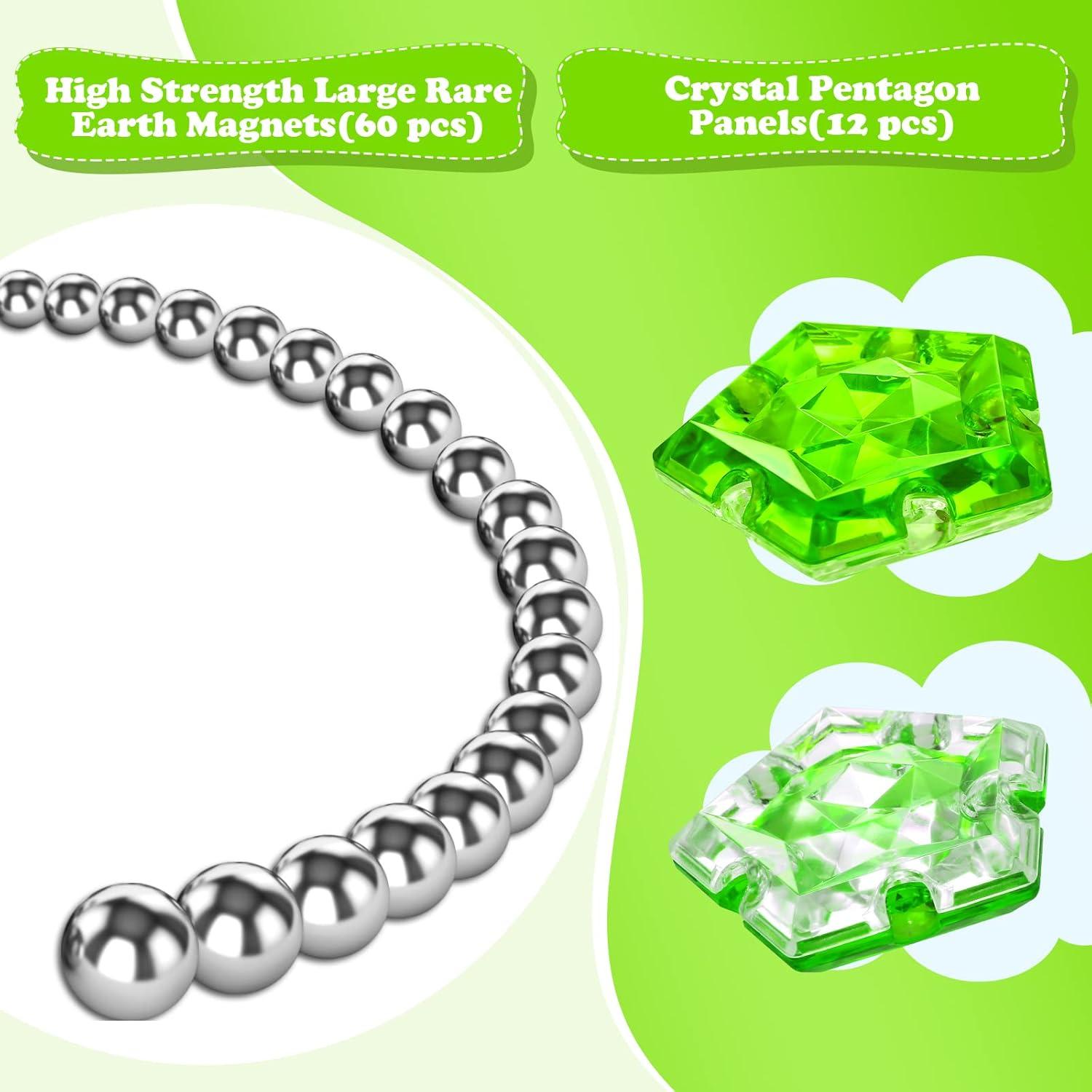 LAFFTRAK Esfera Magnética Antiestrés Set 12 Piezas Verde